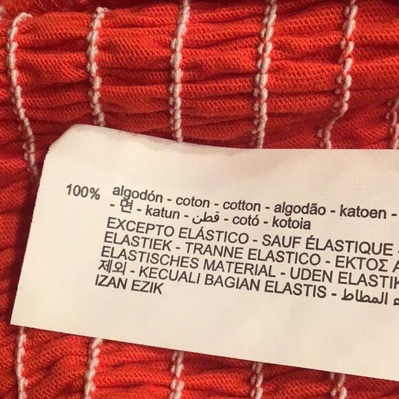 Zara Red Smocked Bodice Drop Waist Tiered Ruffle Form Fitted Mini Dress NEW - Picture 16 of 16